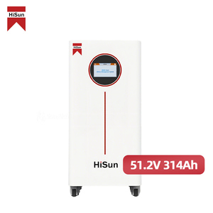 Batería de Almacenamiento de Energía Hisun <span class=keywords><strong>Floof</strong></span> de 51.2V 314Ah LiFePO4, 16KWh, Montaje en Suelo, Batería de Respaldo Solar, Celdas de Grado A, 8000 Ciclos - Product Image 2