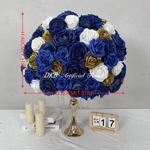 Rosas de Seda Realistas DKB, Hortensias de Tacto Real, Bola de Flores Artificiales Hechas a Mano, Decoraciones de Mesa para el Día de la Madre, Fiestas en Casa, Venta al por Mayor - Product Image 2