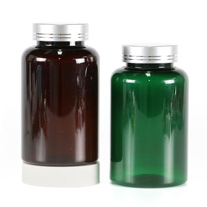 Pot d'emballage de capsule de pilule médicale de vitamine de chapeau en aluminium en plastique de 300 ml - Product Image 5