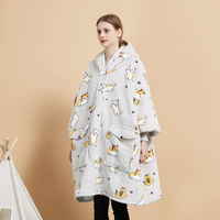 China Fabriek One Size Sherpa Hoodie Sweatshirt met capuchon 100% Polyester Anti-Pilling Pluizig Oversized Groothandel Op Maat