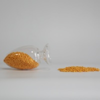 Granulés PA6 résistants à l'usure, lubrifiés au MoS2, résine de nylon 6 modifiée pour engrenages et roulements, granulés de polyamide 6 à faible friction
