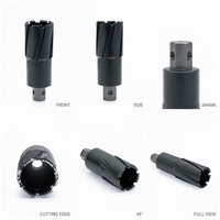 Foret annulaire en carbure TCT Weldon Shank avec revêtement TiAlN pour perceuse à base magnétique