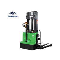Chariot élévateur à conducteur piéton Hangcha 1,5 tonne, électrique au lithium, avec hauteur de levage de 3,6 m pour entrepôt à allées étroites CTD15-WS-I