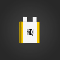 Batterie Li-ion HDJZ Ultra Mince 4000mAh Entièrement Solide, 3500 Cycles, Portable, -40-80°C