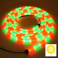 Bande lumineuse LED flexible D25 Black pixel 360 °   Bande LED intelligente émettrice de lumière ambiante pour scène, idéale pour les raves et les festivals de musique