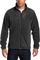 Veste d'extérieur décontractée pour homme, coupe oversize, en polaire polaire, entièrement zippée, imperméable, coupe-vent, séchage rapide, pour l'hiver