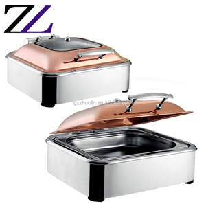 Gn 2/3 dimensioni vassoio interno marmites de cucina scaldavivande idraulici piatti buffet catering <span class=keywords><strong>top</strong></span> in vetro scaldavivande scaldavivande - Product Image 5