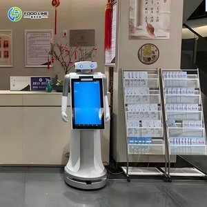 Robot de livraison commercial intelligent pour les services de restauration en plein air et les hôtels - Robot serveur pour hôtel, <span class=keywords><strong>restaurant</strong></span>, café - Product Image 3