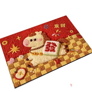 Alfombra de Baño Yongjin Flute 40x60 50x80 60x90, de Tierra de Diatomeas Roja, Antideslizante y Absorbente de Agua, para Puerta, Baño, Balcón - Product Image 3