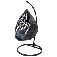 Morden — chaise en œuf de macramé, chaise confortable, suspendue, avec support, pour le salon, nouvelle collection
