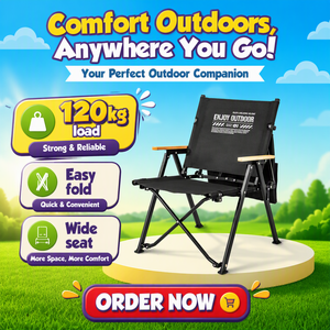 <span class=keywords><strong>Chaise</strong></span> compacte et robuste Kermit avec capacité de charge de 120 kg et profil pliable vertical pour <span class=keywords><strong>caravane</strong></span>, voyage en voiture, pique-nique au bord du lac - Product Image 2