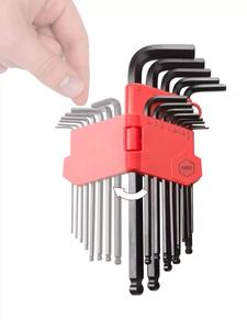YUHANG Customizable 13-Piece Hex <strong>Key</strong> Wrench <strong>Set</strong> DIY Grade Carbon Steel OEM Support Metric 140 N-m Max <strong>Torque</strong> Silver Heat Treated - Product Image 3