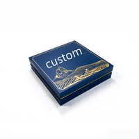 Boîtes rigides haut de gamme pour emballage de bijoux en gros avec impression de logo personnalisé, doublure en éponge et couvercle/base à fermeture magnétique
