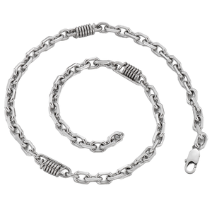 Punk Hip-Hop Men's Stainless Steel Locomotive Pattern <strong>Link</strong> <strong>Chian</strong> Necklace - Product Image 2
