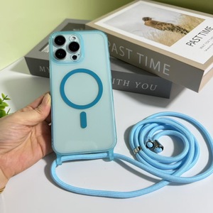 Kẹo màu chống vân tay TPU dây từ trường hợp điện thoại cho <span class=keywords><strong>Iphone</strong></span> 17 16 15 14 13 12 11 <span class=keywords><strong>7</strong></span> cộng với thiết kế kinh doanh - Product Image 5