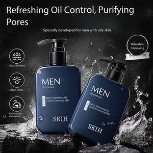 <span class=keywords><strong>Limpiador</strong></span> <span class=keywords><strong>Facial</strong></span> para Hombres en Crema, Limpieza Profunda Química, Control de Grasa, Eliminador de Puntos Negros, Suave, No Reseca la Piel - Product Image 4