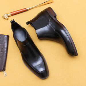 Botas de Hombre con Cordones de Piel Genuina, Estilo Moderno, Transpirables, Ligeras, Antideslizantes, para Negocios y Eventos Formales - Product Image 3