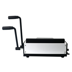 Máquina Encuadernadora de Alambre Eléctrica Pequeña de Doble Manija BY-15A, Prensa Magnética, Operación Conveniente, Construcción de Metal PLA, 47x21x30cm - Product Image 6