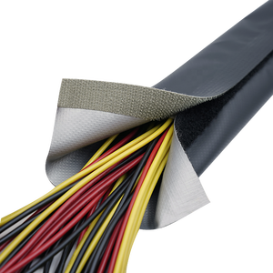 Manchon de câble ignifuge et étanche en PVC avec fermeture velcro, manchon isolant pour câble, manchon de câble auto-adhésif - Product Image 4
