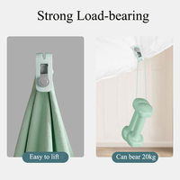 Fixateur de couette en plastique sans aiguille, 10 pièces, pince-couette élastique Anti-mouvement, couverture de couette, drap de lit, avec support à Clips