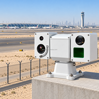 Caméra PTZ de surveillance thermique longue portée pour le périmètre de l'aéroport