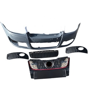Haute qualité pour VW <span class=keywords><strong>GOLF</strong></span> <span class=keywords><strong>5</strong></span> 2005-2011 mise à niveau GTI Style pare-chocs avant lèvre arrière jupes latérales gril kit de carrosserie - Product Image 1