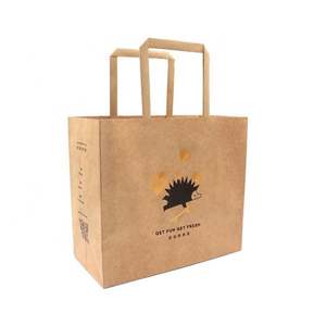 Bolsa de Compra de Papel Kraft Multicapa con Logotipo Personalizado Impreso y Diferentes Tipos de Asas - Product Image 6