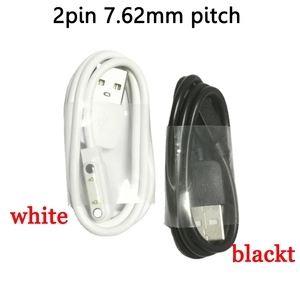 สายชาร์จแม่เหล็ก USB 7.62 มม.ชาย 2 Pin Pogo สายชาร์จแม่เหล็กสําหรับสมาร์ทนาฬิกา <span class=keywords><strong>GT88</strong></span> G3 KW18 Y3 KW88 GT68 - Product Image 1