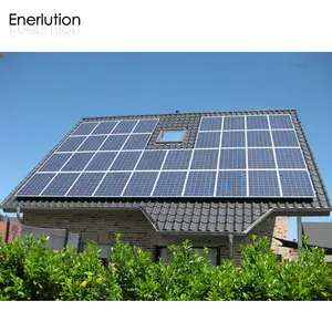 Solar Power Plant Hybrid Solar System 8KW 10KW 12KW Residential Hybrid Solar System With Full Black Solar Panel System