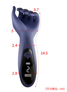 <span class=keywords><strong>Masturbateur</strong></span> avec LED Doigt <span class=keywords><strong>Masturbateur</strong></span> Stimulé Vibration Masturbation Masculine Masseur Testiculaire Tasse Adult Sex Toys pour Hommes - Product Image 5
