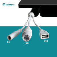 Monitor POS con Pantalla Táctil Resistente al Agua de 15.6 Pulgadas, Compatible con Montaje VESA, para Cocina, con Descuento