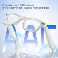 Lunettes intelligentes tout-en-un avec objectif Sony 500W, reconnaissance IA et commande tactile intelligente pour l'enregistrement et les appels mains libres