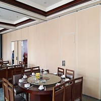 Cloison acoustique mobile pliable en aluminium moderne pour bureau, chambre, école, entrepôt, cuisine, salle de bain, usage extérieur