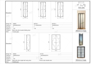 Portes intérieures en <span class=keywords><strong>PVC</strong></span> de style moderne, isolantes thermiquement et insonorisées, fenêtres et portes en <span class=keywords><strong>PVC</strong></span> pour salle à manger et salle de bain, fabricant chinois - Product Image 5