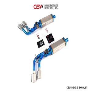 โรงงานจัดจำหน่ายราคาที่มีคุณภาพสูงไทเทเนียมท่อไอเสียอัตโนมัติเสียง Catback ท่อไอเสียสำหรับ Benz G500 G55 G63 4.0T W464 - Product Image 3