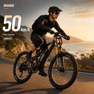 Bicicleta Eléctrica de Montaña DH420 de 27.5 Pulgadas, 750W, Tracción Media, 50km/h, 80KM de Autonomía, Doble Suspensión, Cuadro de Aluminio - Product Image 1