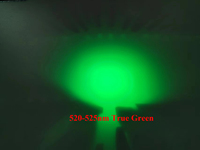 Puces LED IR Grow 3535 SMD LED 520nm 530nm, puce verte super puissante, LED 3W 3V, prix de l'éclairage LED