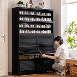 Multi-layer <b>shoe</b> cabinet, integrated <b>shoe</b> <b>rack</b> for the entrance, multi-functional, large-capacity floor-standing <b>shoe</b> <b>rack</b>, - Product Image 2