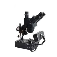 10X-40X Zoom Jewelry Gemological Examination Trinocular Microscope Diamonds and Gemstones Analysis & Testing Microscope