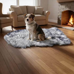 Alfombra de Lana Natural para Mascotas - Cálida y Transpirable, para Perros y Gatos, Funda Lavable a Máquina para Jaula, Sofá, Todas las Estaciones - Product Image 5