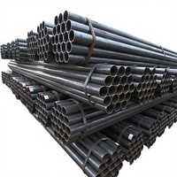 Tubería de Acero al Carbono Soldada ASTM A106 Grado B, Espesor de Pared Estándar Sch40, Hierro Negro Anticorrosión para Apartamentos y Parques