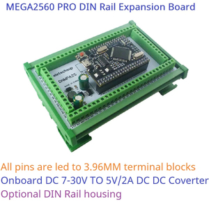 MEGA2560 PRODINレール拡張ボードDC-DC V 2Aコンバーター3.96mmマウントネジ端子台ブロックアダプターモジュールDNMPA25 <span class=keywords><strong>for</strong></span> Adroid - Product Image 2