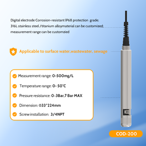 SHENGHUI <span class=keywords><strong>COD</strong></span>-200 Online <span class=keywords><strong>COD</strong></span> & pH-Sensor mit Modbus-Kommunikation, 0-9993 US/cm Leitfähigkeit, 0-4990 ppm TDS <span class=keywords><strong>COD</strong></span>-Analysator - Product Image 2
