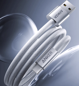 Cable USB-A a USB-C Anker de 100W y 3.3 pies, con Conector Carplay Premium Delgado y Trenzado para A8052, Cable USB-A a USB-C de 18W para iPhone - Product Image 2
