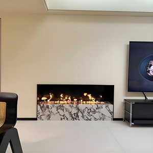 <span class=keywords><strong>Cheminée</strong></span> électrique à vapeur d'eau 3D avec flamme réaliste LED, idéale pour la détente en jardin – Approvisionnement direct usine - Product Image 4