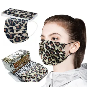 Groothandel Lagere Prijs Hoge Kwaliteit Niet Medische Maskers Print Macaron Colores Schoonheid Zwart Gezicht Maskss Wegwerp