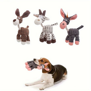 <span class=keywords><strong>Jouet</strong></span> <span class=keywords><strong>pour</strong></span> <span class=keywords><strong>chien</strong></span> en peluche Playpal, âne amusant en forme d'âne, résistant aux morsures et aux grincements de dents, avec <span class=keywords><strong>son</strong></span> BB - Product Image 2