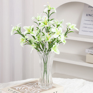 ช่อดอกฟรีเซียประดิษฐ์ สีแดง ขาว ชมพู สำหรับตกแต่งบ้านและสำนักงาน - Product Image 4