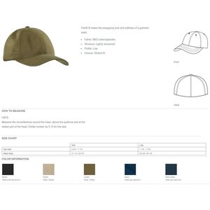 2025 C809 Custom Embroidery Foxa Garment Washed Caps Sports <b>Hats</b> with Add Logo Texts - Product Image 3