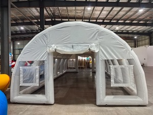 <span class=keywords><strong>Abri</strong></span> de <span class=keywords><strong>piscine</strong></span> gonflable portable en PVC à gonflage/dégonflage rapide, résistant aux intempéries, en forme de dôme - Product Image 3